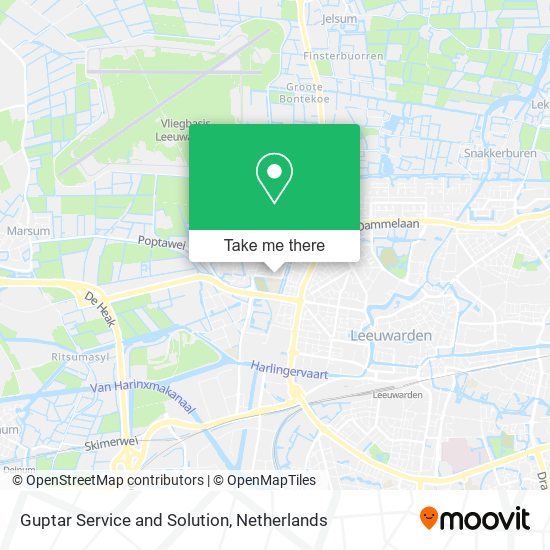 Guptar Service and Solution map