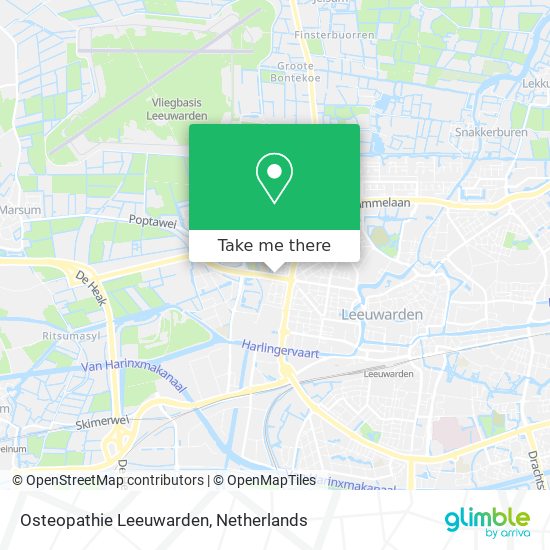 Osteopathie Leeuwarden Karte