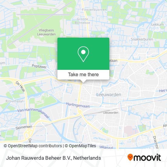 Johan Rauwerda Beheer B.V. map