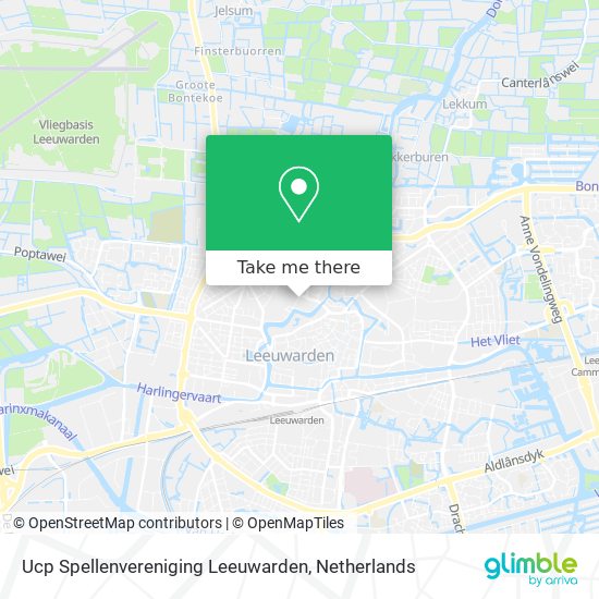 Ucp Spellenvereniging Leeuwarden map