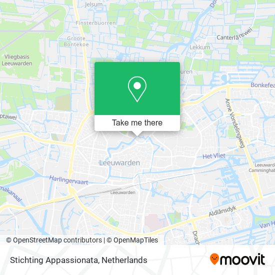 Stichting Appassionata map