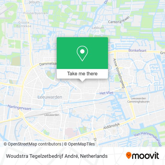 Woudstra Tegelzetbedrijf André map