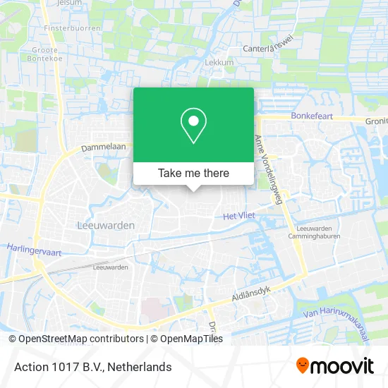 Action 1017 B.V. map