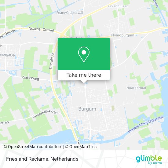 Friesland Reclame map