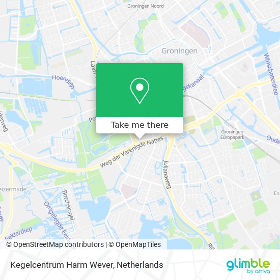 Kegelcentrum Harm Wever Karte