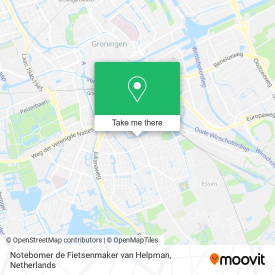 Notebomer de Fietsenmaker van Helpman map