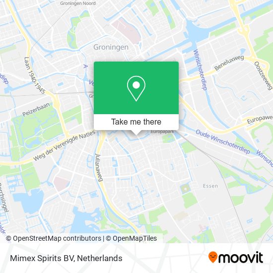 Mimex Spirits BV map