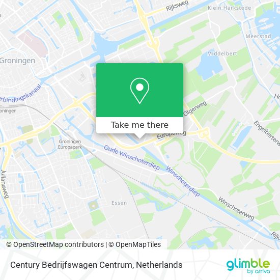 Century Bedrijfswagen Centrum map