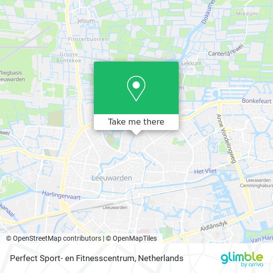 Perfect Sport- en Fitnesscentrum map