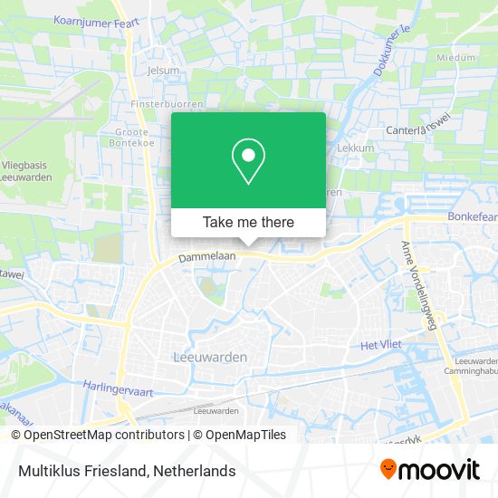 Multiklus Friesland map