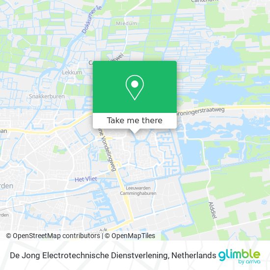 De Jong Electrotechnische Dienstverlening map