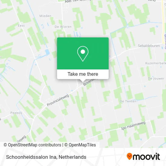 Schoonheidssalon Ina map