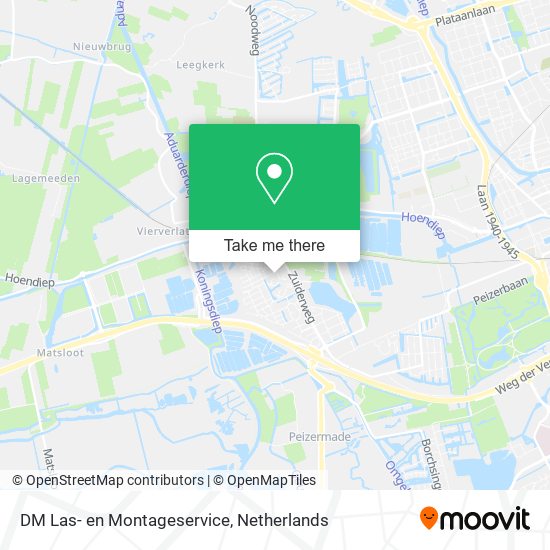 DM Las- en Montageservice map