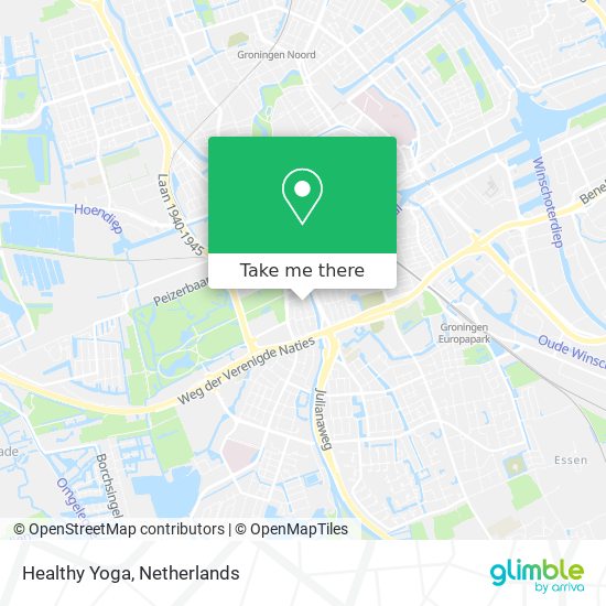 Healthy Yoga map