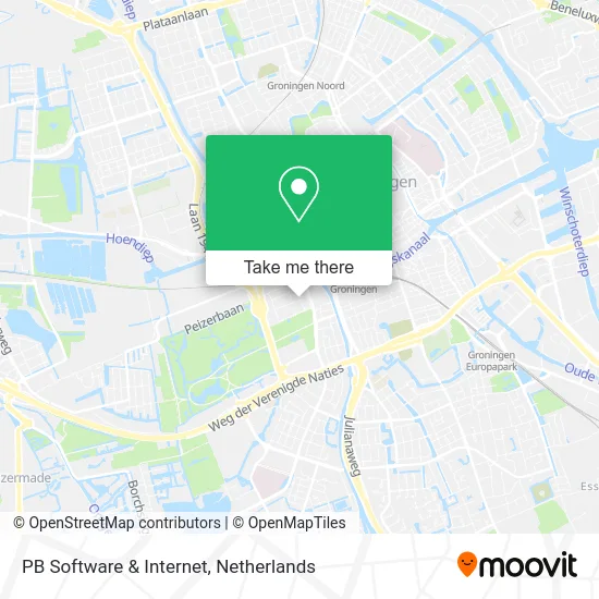 PB Software & Internet map