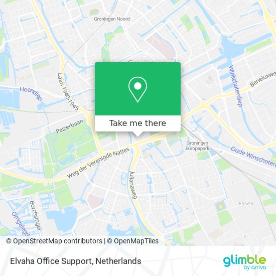 Elvaha Office Support map