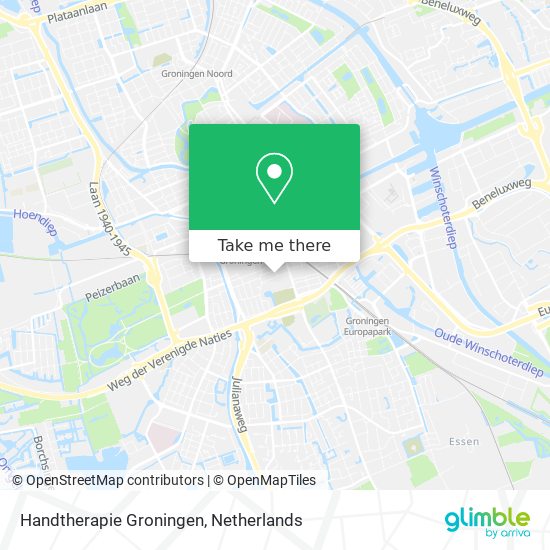 Handtherapie Groningen Karte