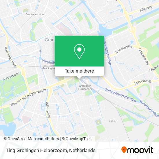 Tinq Groningen Helperzoom map