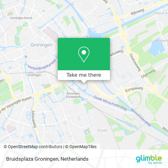 Bruidsplaza Groningen Karte