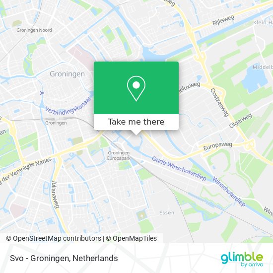 Svo - Groningen Karte