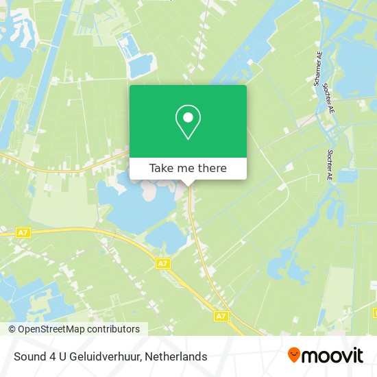 Sound 4 U Geluidverhuur map