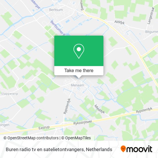 Buren radio tv en satelietontvangers Karte