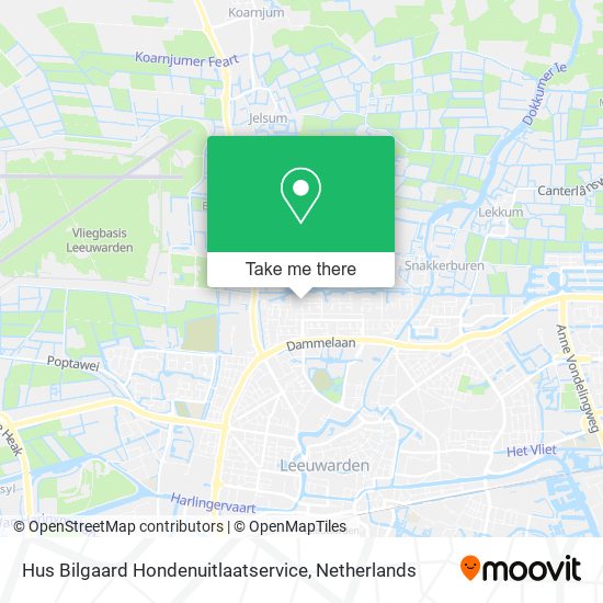 Hus Bilgaard Hondenuitlaatservice Karte
