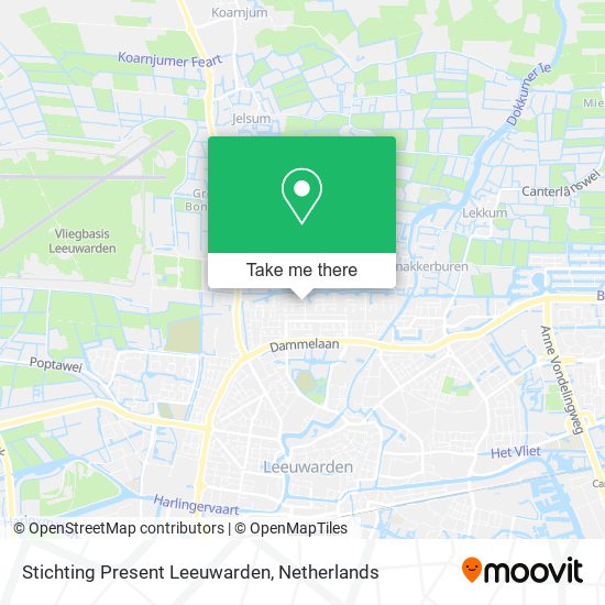 Stichting Present Leeuwarden map