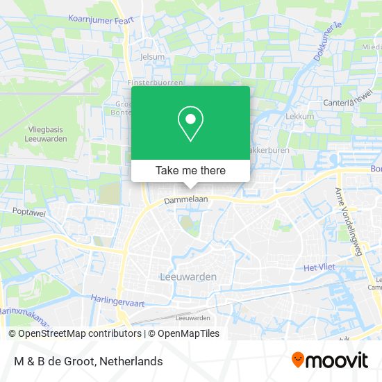 M & B de Groot map