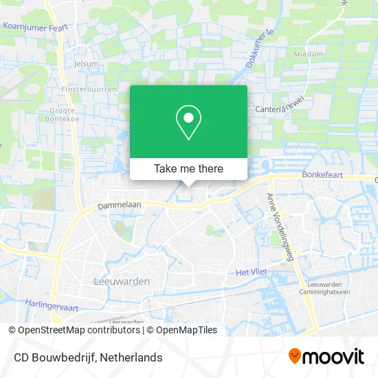 CD Bouwbedrijf map