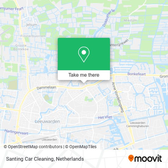 Santing Car Cleaning Karte