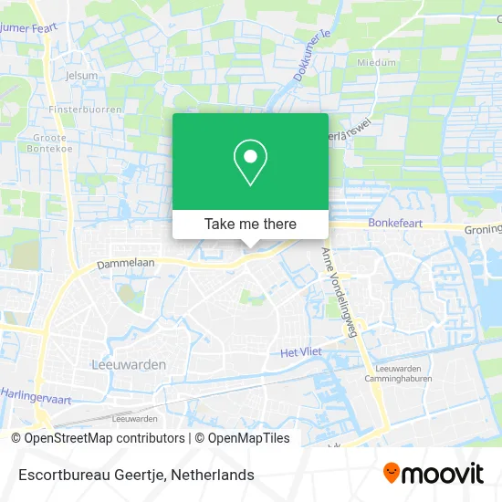 Escortbureau Geertje map