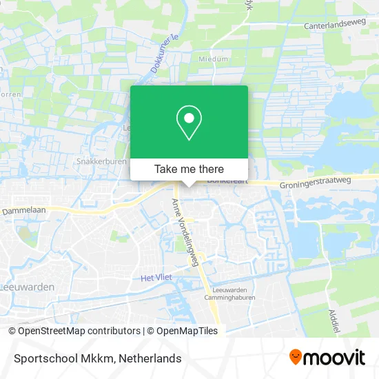 Sportschool Mkkm map