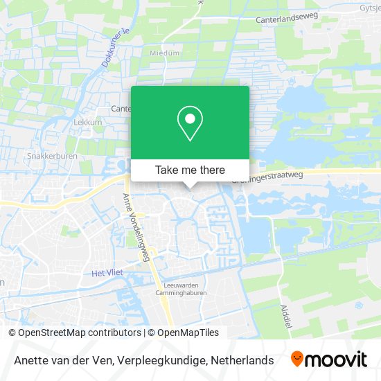 Anette van der Ven, Verpleegkundige map