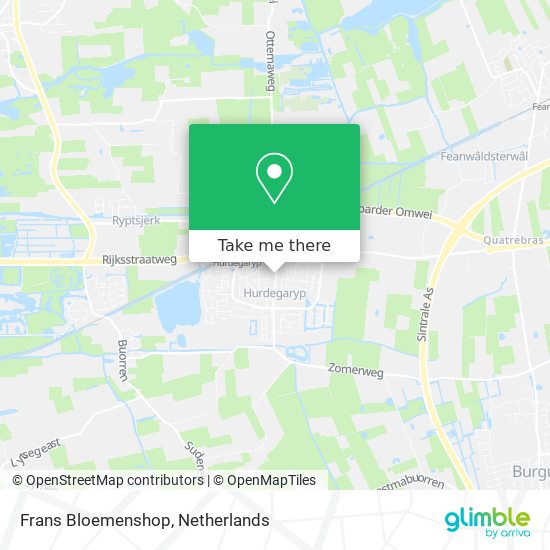 Frans Bloemenshop Karte