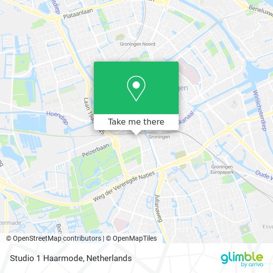 Studio 1 Haarmode map