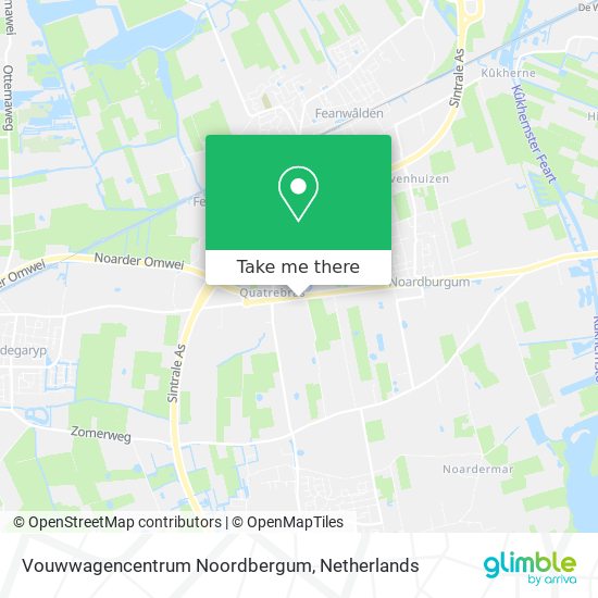 Vouwwagencentrum Noordbergum map