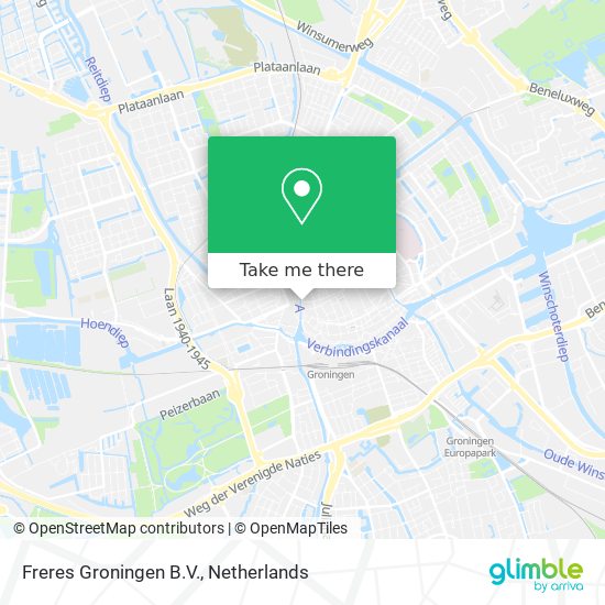 Freres Groningen B.V. map