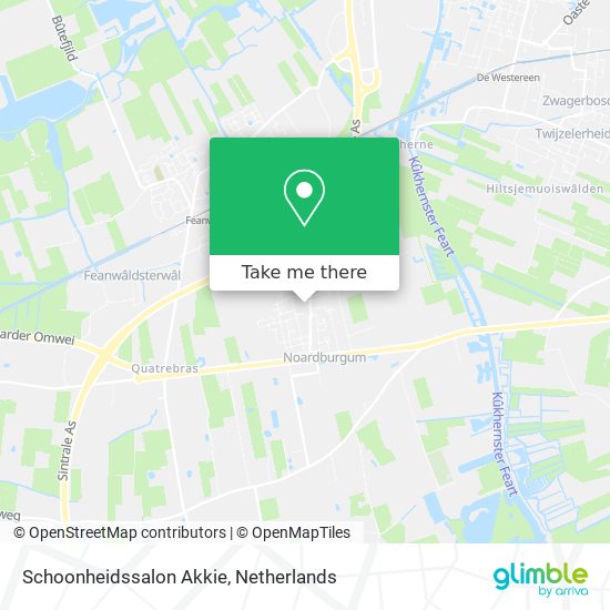 Schoonheidssalon Akkie Karte