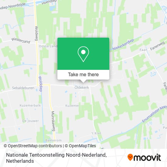 Nationale Tentoonstelling Noord-Nederland Karte