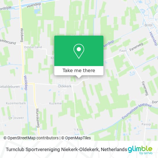 Turnclub Sportvereniging Niekerk-Oldekerk map