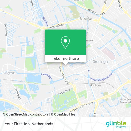 Your First Job map