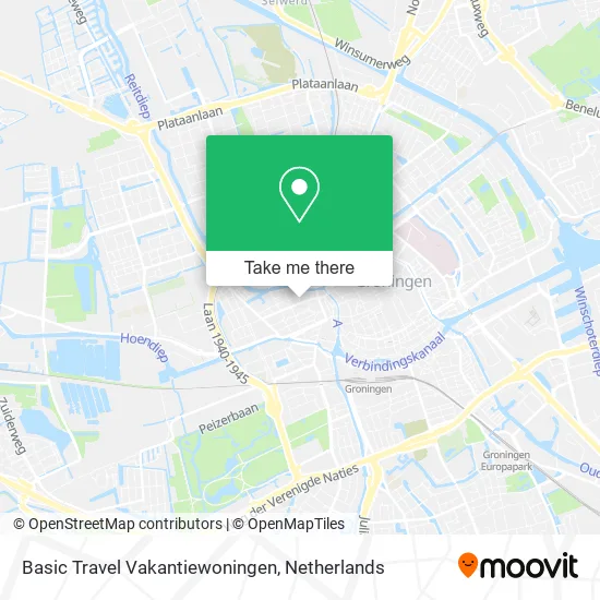 Basic Travel Vakantiewoningen map