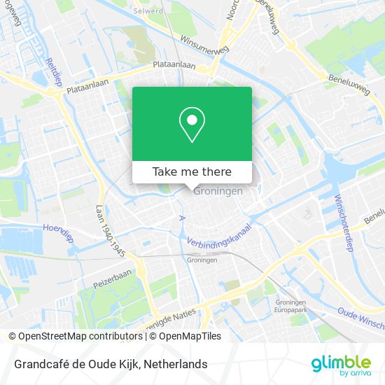 Grandcafé de Oude Kijk map