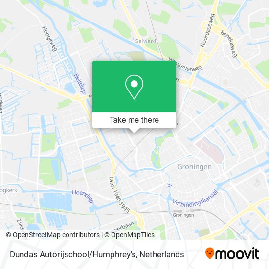 Dundas Autorijschool / Humphrey's map