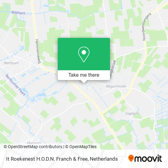 It Roekenest H.O.D.N. Franch & Free map