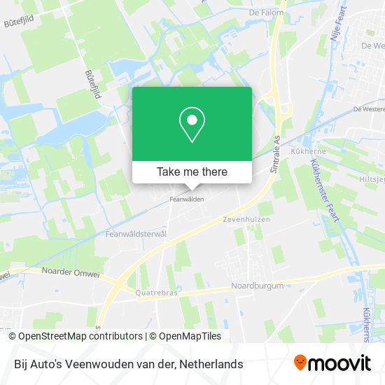 Bij Auto's Veenwouden van der map