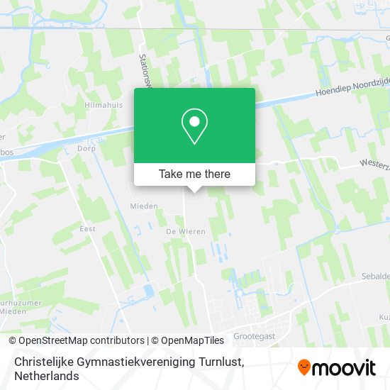 Christelijke Gymnastiekvereniging Turnlust Karte