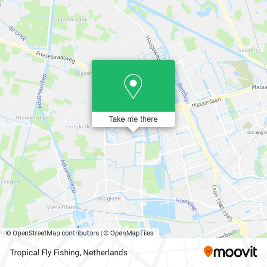 Tropical Fly Fishing map