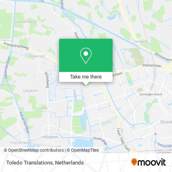 Toledo Translations map